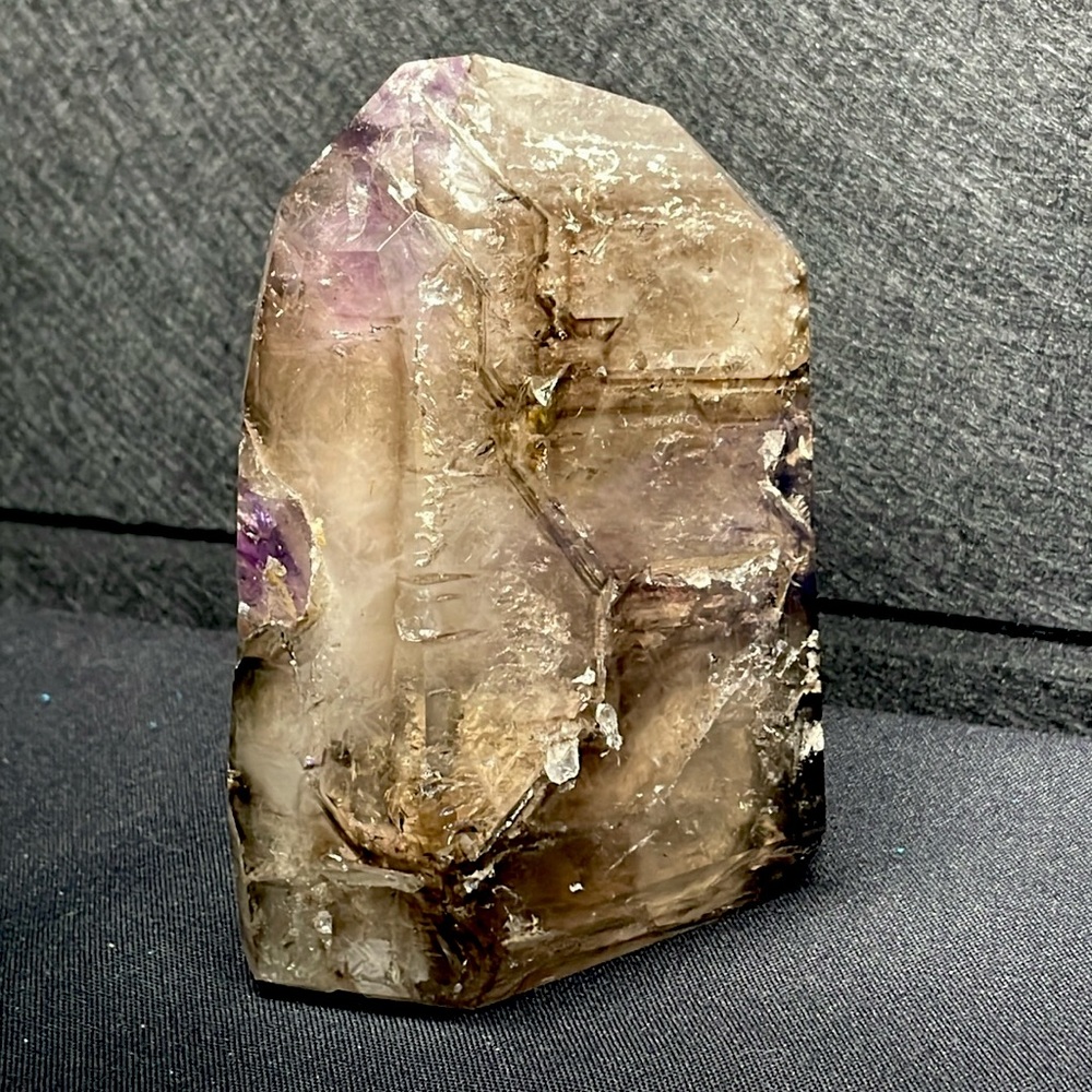 Enhydro Smokey Amethyst Polished Crystal